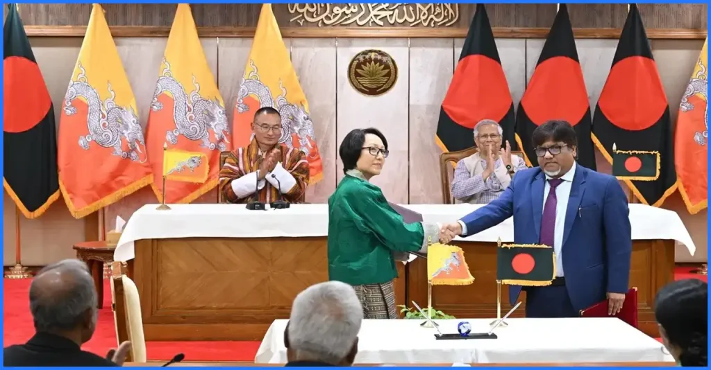 বাংলাদেশ ও ভুটানের মধ্যে দুইটি সমঝোতা স্মারক সই